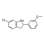 6-Chloro-2-(3-methoxyphenyl)indoline