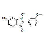 6-Chloro-2-(3-methoxyphenyl)-3-oxo-3H-indole 1-Oxide