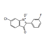 6-Chloro-2-(3-fluorophenyl)-3-oxo-3H-indole 1-Oxide