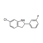 6-Chloro-2-(3-fluorophenyl)indoline