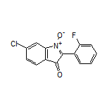 6-Chloro-2-(2-fluorophenyl)-3-oxo-3H-indole 1-Oxide