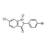 2-(4-Bromophenyl)-6-chloro-3-oxo-3H-indole 1-Oxide
