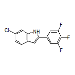 6-Chloro-2-(3,4,5-trifluorophenyl)-1H-indole