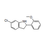 6-Chloro-2-(2-methoxyphenyl)indoline