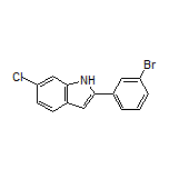 2-(3-Bromophenyl)-6-chloro-1H-indole