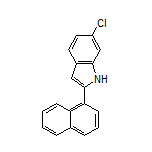 6-Chloro-2-(naphthalen-1-yl)-1H-indole