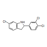 6-Chloro-2-(3,4-dichlorophenyl)indoline