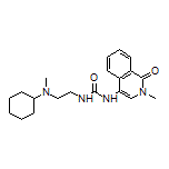 1-[2-[Cyclohexyl(methyl)amino]ethyl]-3-(2-methyl-1-oxo-1,2-dihydroisoquinolin-4-yl)urea
