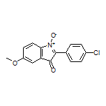 2-(4-Chlorophenyl)-5-methoxy-3-oxo-3H-indole 1-Oxide
