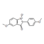 5-Methoxy-2-(4-methoxyphenyl)-3-oxo-3H-indole 1-Oxide