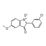 2-(3-Chlorophenyl)-5-methoxy-3-oxo-3H-indole 1-Oxide
