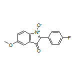 2-(4-Fluorophenyl)-5-methoxy-3-oxo-3H-indole 1-Oxide