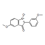 5-Methoxy-2-(3-methoxyphenyl)-3-oxo-3H-indole 1-Oxide