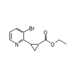 Ethyl 2-(3-Bromopyridin-2-yl)cyclopropane-1-carboxylate