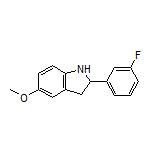 2-(3-Fluorophenyl)-5-methoxyindoline