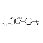 5-Methoxy-2-[4-(trifluoromethyl)phenyl]-1H-indole