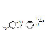5-Methoxy-2-[4-(trifluoromethoxy)phenyl]-1H-indole