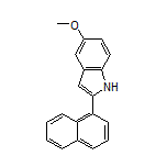 5-Methoxy-2-(naphthalen-1-yl)-1H-indole