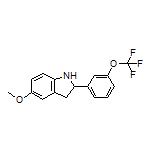 5-Methoxy-2-[3-(trifluoromethoxy)phenyl]indoline