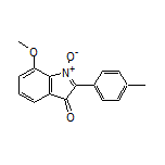 7-Methoxy-3-oxo-2-(p-tolyl)-3H-indole 1-Oxide