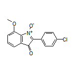 2-(4-Chlorophenyl)-7-methoxy-3-oxo-3H-indole 1-Oxide