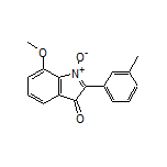 7-Methoxy-3-oxo-2-(m-tolyl)-3H-indole 1-Oxide