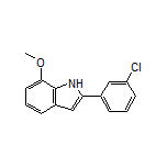 2-(3-Chlorophenyl)-7-methoxy-1H-indole