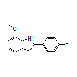 2-(4-Fluorophenyl)-7-methoxyindoline