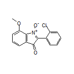 2-(2-Chlorophenyl)-7-methoxy-3-oxo-3H-indole 1-Oxide