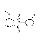 7-Methoxy-2-(3-methoxyphenyl)-3-oxo-3H-indole 1-Oxide