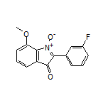 2-(3-Fluorophenyl)-7-methoxy-3-oxo-3H-indole 1-Oxide