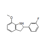 2-(3-Fluorophenyl)-7-methoxyindoline