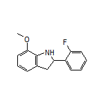 2-(2-Fluorophenyl)-7-methoxyindoline