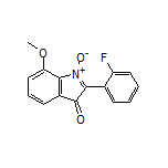 2-(2-Fluorophenyl)-7-methoxy-3-oxo-3H-indole 1-Oxide