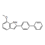 2-(4-Biphenylyl)-7-methoxy-1H-indole