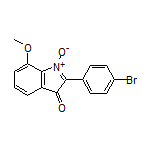 2-(4-Bromophenyl)-7-methoxy-3-oxo-3H-indole 1-Oxide