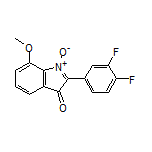 2-(3,4-Difluorophenyl)-7-methoxy-3-oxo-3H-indole 1-Oxide