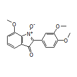 2-(3,4-Dimethoxyphenyl)-7-methoxy-3-oxo-3H-indole 1-Oxide