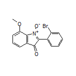 2-(2-Bromophenyl)-7-methoxy-3-oxo-3H-indole 1-Oxide