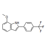 7-Methoxy-2-[4-(trifluoromethyl)phenyl]-1H-indole