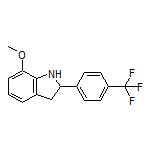7-Methoxy-2-[4-(trifluoromethyl)phenyl]indoline