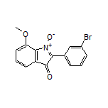 2-(3-Bromophenyl)-7-methoxy-3-oxo-3H-indole 1-Oxide