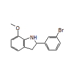2-(3-Bromophenyl)-7-methoxyindoline