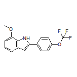 7-Methoxy-2-[4-(trifluoromethoxy)phenyl]-1H-indole