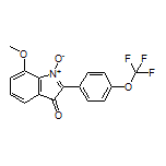 7-Methoxy-3-oxo-2-[4-(trifluoromethoxy)phenyl]-3H-indole 1-Oxide