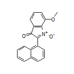7-Methoxy-2-(naphthalen-1-yl)-3-oxo-3H-indole 1-Oxide