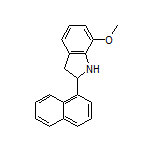 7-Methoxy-2-(naphthalen-1-yl)indoline