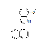7-Methoxy-2-(naphthalen-1-yl)-1H-indole