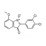 2-(3,4-Dichlorophenyl)-7-methoxy-3-oxo-3H-indole 1-Oxide