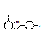 2-(4-Chlorophenyl)-7-fluoroindoline